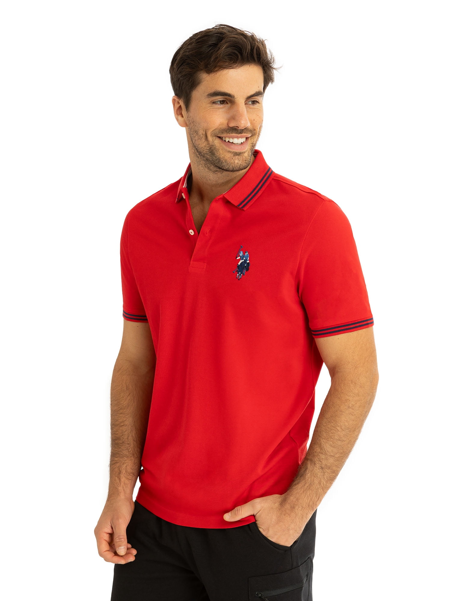U.S. Polo Assn. Men's Novelty Polo Shirt