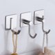 thumbnail image 4 of Gancho de pared para colgar llaves, pegatinas adhesivas fuertes de acero inoxidable, ganchos para baño, accesorios para el hogar, 4 of 5