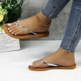 thumbnail image 3 of GJPBGK Women’s Summer Thong Flip Flop Sandals Comfy Casual Beach Walking Sandals for Indoor & Outdoor Wear, 3 of 7