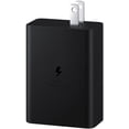 thumbnail image 1 of Samsung Cargador de pared de carga súper rápida de 3 puertos de 65 W, 1 USB-C de 65 W, 1 USB-C de 25 W, 1 USB-A de 25 W, capacidad máxima de 65 W (cable incluido), negro Samsung  EP-TA8OONB, 1 of 7