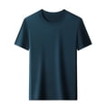 thumbnail image 4 of Men's Ice Silk Short Sleeve T-Shirt Summer Cool Tee, 4 of 13