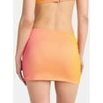 thumbnail image 3 of No Boundaries Ribbed Mini Swim Skirt Coverup, Women's, 3 of 5