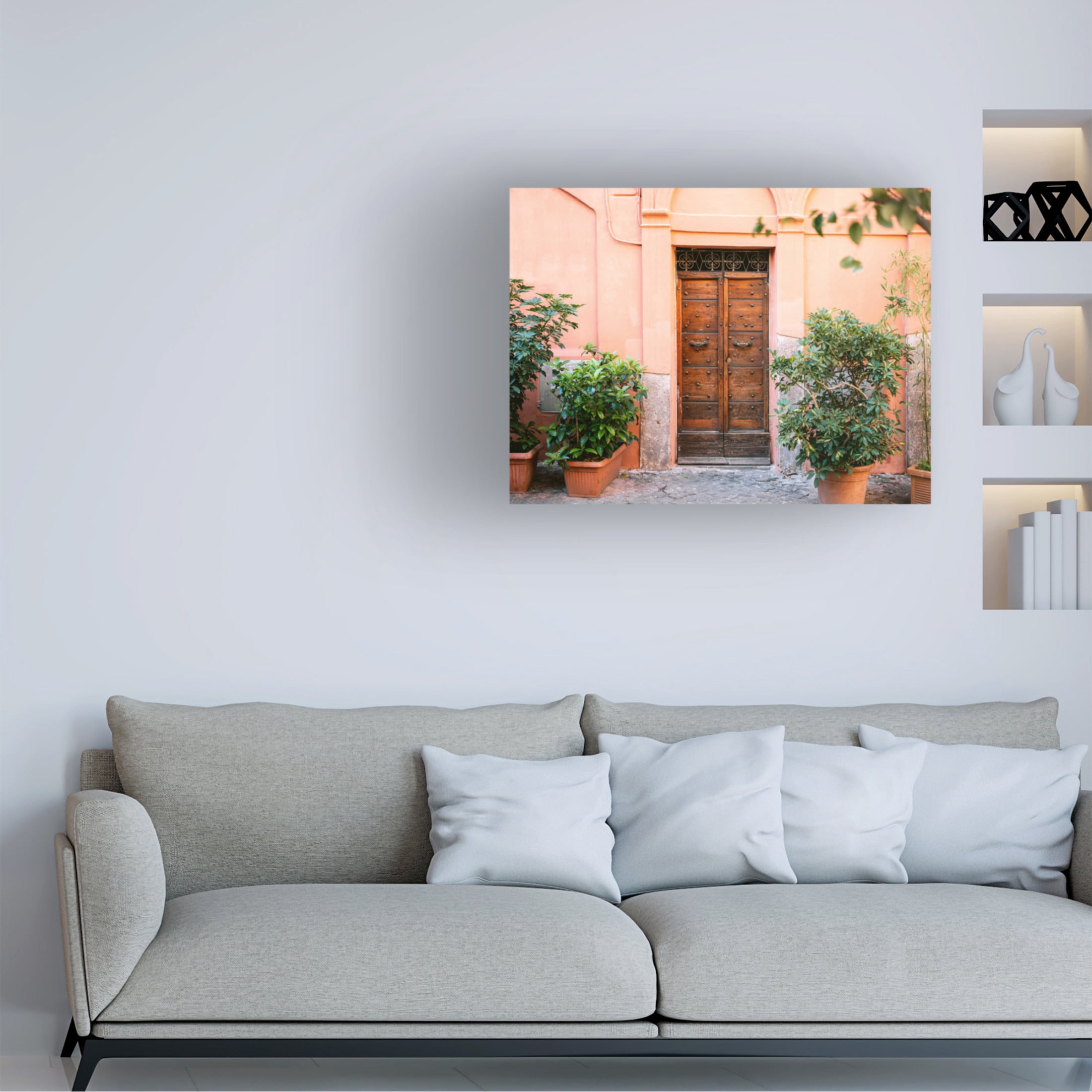 Trademark Fine Art Raisa Zwart  The Trastevere door Canvas Wall Art