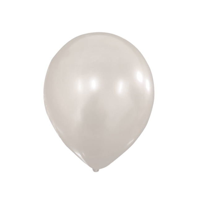 Bewildely 100 Uds 10 pulgadas 1,5g Globos de látex perlado fiesta de feliz cumpleaños boda adornos navideños Globo niños bolas de aire Globos Kits de decoración para fiestas Blanco Bewildely HA002049-18