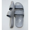 thumbnail image 2 of Rubber Double Strap Jesus Sandals By Imperial Hawaii for Women Men and Teens (Womens Size 10, Men size 8, Color Gray), 2 of 3