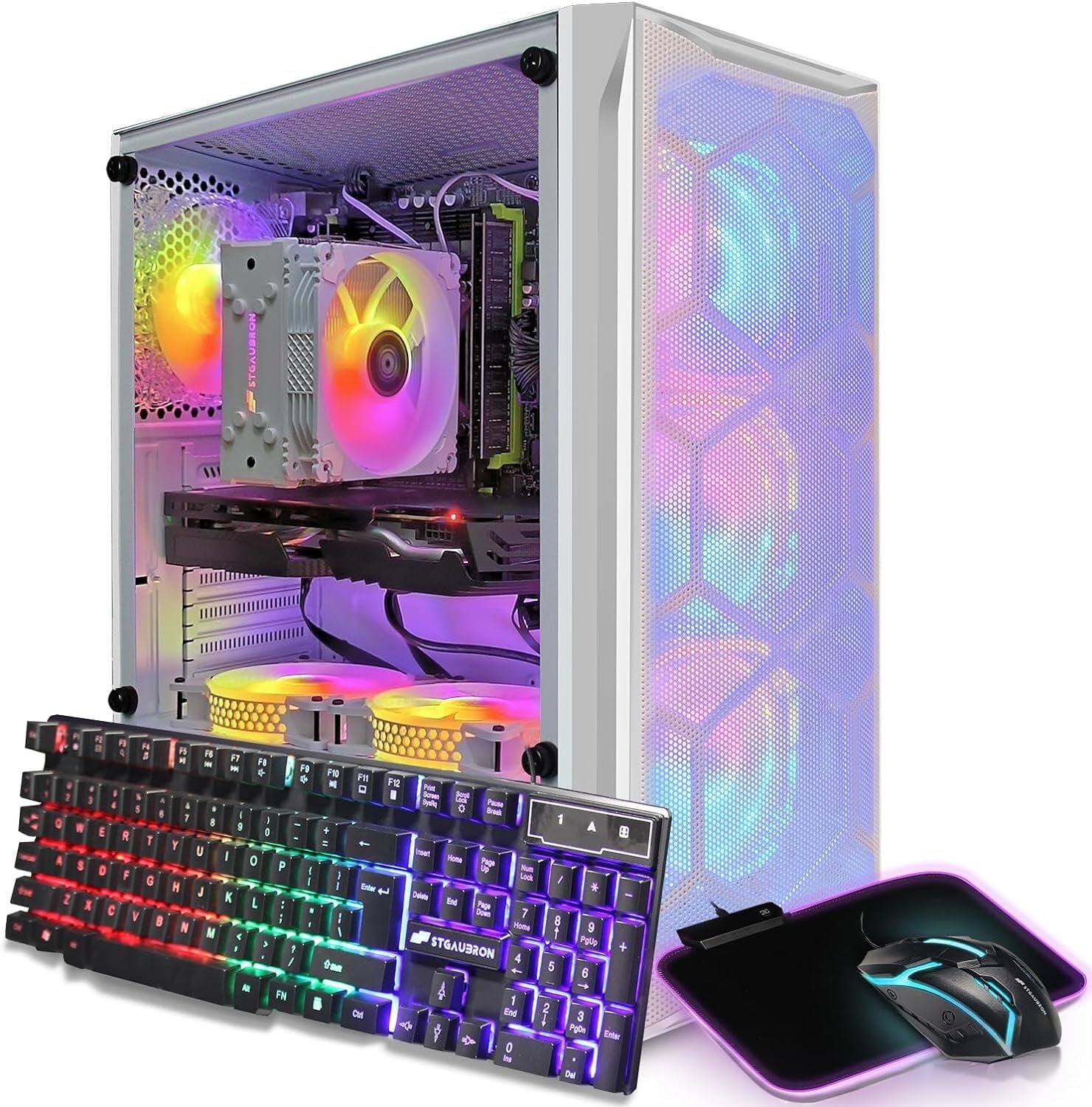 Foxtec Gaming Desktop Computer, Intel Core i7 up to 3.9GHz