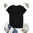 thumbnail image 2 of 【New Arrival】It’s Not About Religion It’s About A Relationship With God Graphic T-Shirt, Women Inspirational Faith Casual Short Sleeve Tee, 2 of 5