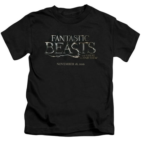 Fantastic Beasts Logo Little Boys Juvy Shirt (Best Shirts For Boys)