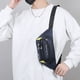 thumbnail image 4 of Mochila de hombro en el pecho de hombre con bandolera cruzada | Nailon impermeable, diseño ligero, puerto para auriculares | Mochila de mensajería deportiva multifuncional al aire libre | 13,4"x5,5", 4 of 6
