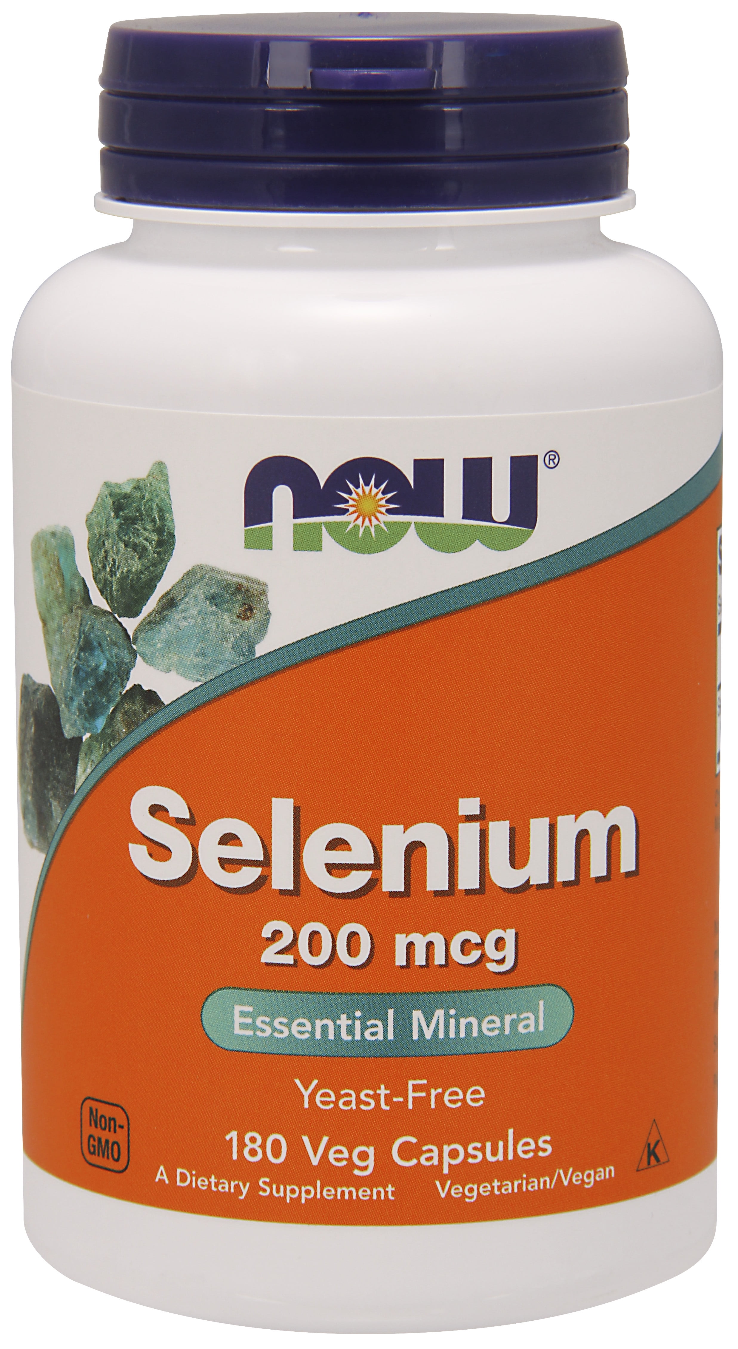 NOW Supplements, Selenium (LSelenomethionine) 200 mcg, Essential Mineral*, 180 Veg Capsules