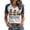 Light Blue, variant on Womens Walking By Faith Tripping Constantly T Shirt Walk By Faith Short Sleeve V Neck Tee For Women Christian Bible Verse Faith Print Shirts