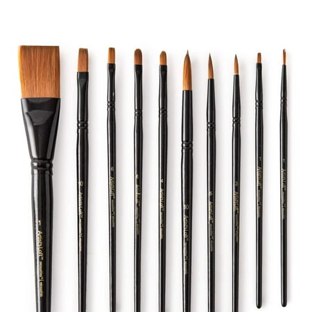 UPC: 0191518635539 | Necessities™ Brown Synthetic Watercolor Brushes By Artist s Loft™