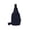 B, variant on Fresh Casual Sling Crossbody Bag, Lightweight Chest Pack With Soft Silhouette For Daily Walks, Travel And Leisure, Light Blue
