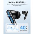 thumbnail image 3 of Auriculares inalámbricos XIAOWTEK S66 Bluetooth 5.4 50 h IPX7, 3 of 7