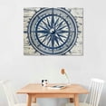 thumbnail image 2 of Orinice Compass Wood Vintage Fine Art Aesthetic Poster & Print Wall Painting for Classroom Kitchen Office Farmhouse Bathroom Decor 20x16in, 2 of 6