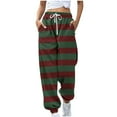 thumbnail image 1 of Funicet Pantalons pour Femmes, Mode Féminine Pantalons Imprimés à Cordon de Serrage, 1 of 5