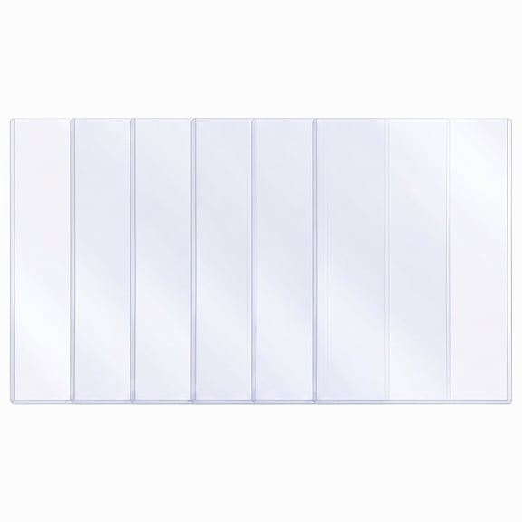 Lsupdaol 6 Pcs 8.5 x 11'' Rigid Print Protectors Clear Rigid Plastic Paper Page Protectors Photo Plastic Sleeves for Document