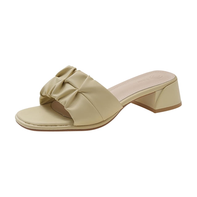 Sandales pour Femmes Sandale Femme Adulte Chaussures pour Femmes Sandales pour Femmes Taille 6 Simple Mode Semelle Plate Pantoufles Sandales à la Mode pour Femmes Sandales Ananas pour Femmes à Enfiler Jaune 8