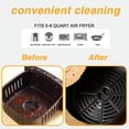 thumbnail image 3 of Forros de papel Air Fryer Ailun, 20 cm, 100 unidades para freidoras de 5 a 8 litros, 3 of 6