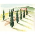thumbnail image 2 of Parker, Jennifer Paxton 18x15 Gold Ornate Wood Framed with Double Matting Museum Art Print Titled - Tuscan Villa IV, 2 of 4
