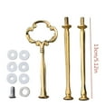 thumbnail image 3 of Aonity Cake Stand Accessory Set *1， 3 Tiers Cake Rod Plate Stand Handle Fitting Hardware Wedding, 3 of 6