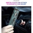 thumbnail image 5 of Phone Case for iPhone XR,[ Military Grade ] Shock-Absorption Bumper Cover iPhone XR Anti-Scratch Case with Ring Car Mount Kickstand for iPhone XR - Teal, 5 of 12