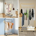 thumbnail image 4 of Wildnix Stylish Cat Ear Coat Rack with Cactus Hooks, Free Standing Clothes Hanger with 4&nbsp; Wheels for Easy Mobility and Storage, 4 of 6