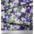 thumbnail image 3 of Soimoi Poly Georgette Fabric Two Tone Camouflage Fabric Prints by Yard 52 Inch Wide, 3 of 3