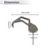 thumbnail image 4 of Gancho Colgante para Motocicleta Forma de Dedo Soporte para Casco de Motocicleta Equipaje Tono Titanio Negro Longitud 68mm, 4 of 7