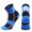 Blue, variant on Lovskoo 2024 Ankle Athletic Socks Men Women Trendy Socks Breathable Running Nylon Ride Cycling Reflective Crew Socks Black