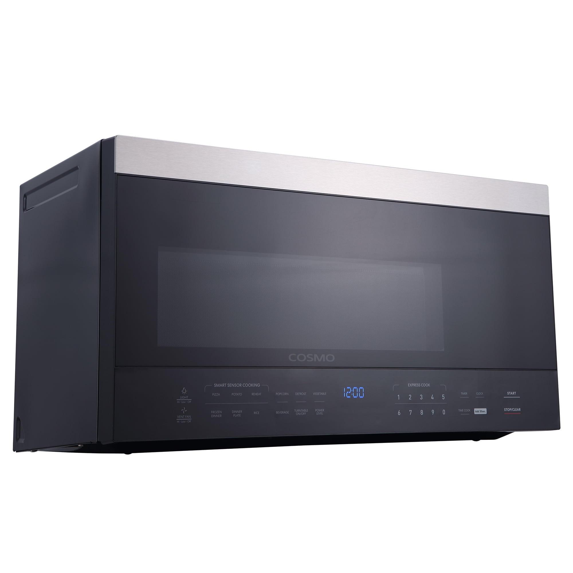 Cosmo 5 Piece Kitchen Appliance Package With 30" Electric Cooktop 24" Single Electric Wall Oven 30" Over-the-range Microwave French Door Refrigerator & 24" Built-in Fully Integrated Dishwasher