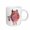 White, variant on 3drose, Cute Image of Watercolor Lady Owl Illustration, 15oz Mug