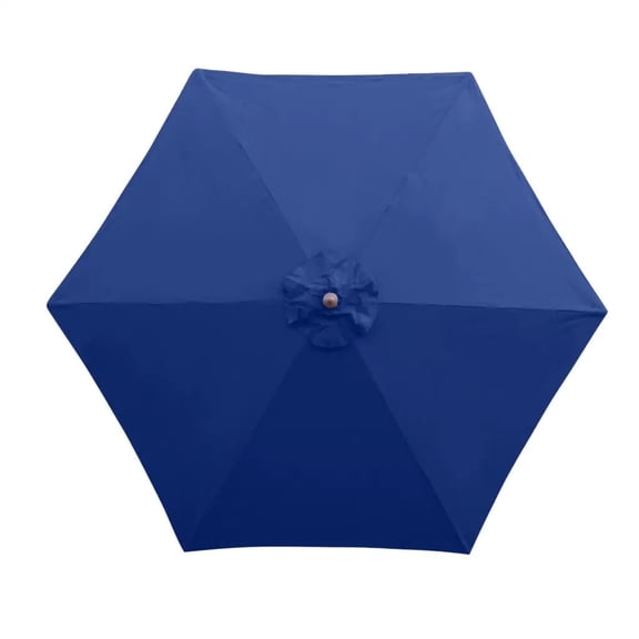 Covered Living 9ft Umbrella Replacement Canopy 6 Ribs in Navy Olefin (Canopy Only)