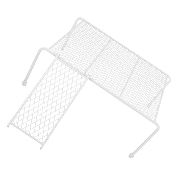 ELAYARD White Iron Chicken Coop Ladder Set Stable Platform for Pets and Small Animals