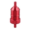 thumbnail image 1 of Filtro de combustible de gas de 8 mm Limpiador de gasolina de aleación de aluminio para motocicleta (rojo) Ehuebsd Accesorios para autos y motos, 1 of 9