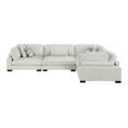thumbnail image 3 of Lexicon Corydon Microfiber 4-Piece Modular Sectional in Beige, 3 of 16