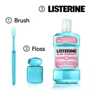 Listerine Gum Therapy Anti-Gingivitis Mouthwash Oral Care, Glacier Mint, 1 L