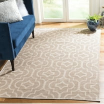 SAFAVIEH Montauk Raeyln Geometric Cotton Area Rug, Grey/Ivory, 3' x 5'