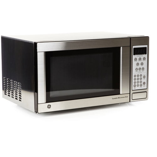 Ge 1 1 Cu Ft Countertop Stainless Steel Microwave Oven Certified