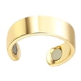 thumbnail image 2 of de material acero Inoxidable Elegante, Joyería Abierto para Mujeres, Niñas, Niños Dorado Salvador Anillos abiertos de aleación, 2 of 6