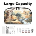thumbnail image 3 of Kangaroo Oxford Fabric Waterproof Digital Bag Cable Organizer Travel Small Holder for Charger, Hard Drive - 5.9x9.44x3.14 in., 3 of 6