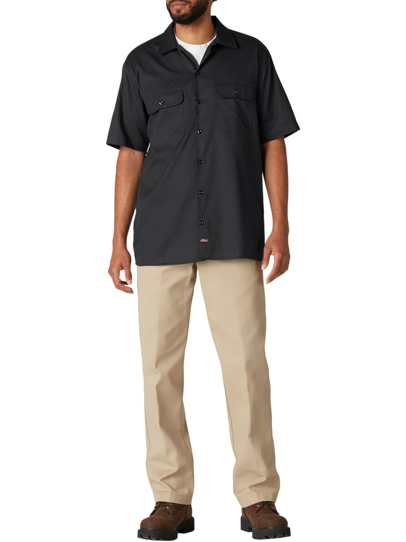 Free Shipping! Genuine Dickies Men's Flex Short Sleeve Work Shirt