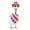 B, variant on JoyMoreHome 4th of July Goose Outfit Set, American Flag Porch Goose Clothes Set for Cement or Plastic Goose Statue