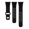 thumbnail image 4 of Red Raiders Engraved Silicone Unisex Watch Band for Apple Watch - 42/44/45/49mm(46mm Series 10/11) Black by Affinity Bands, 4 of 4
