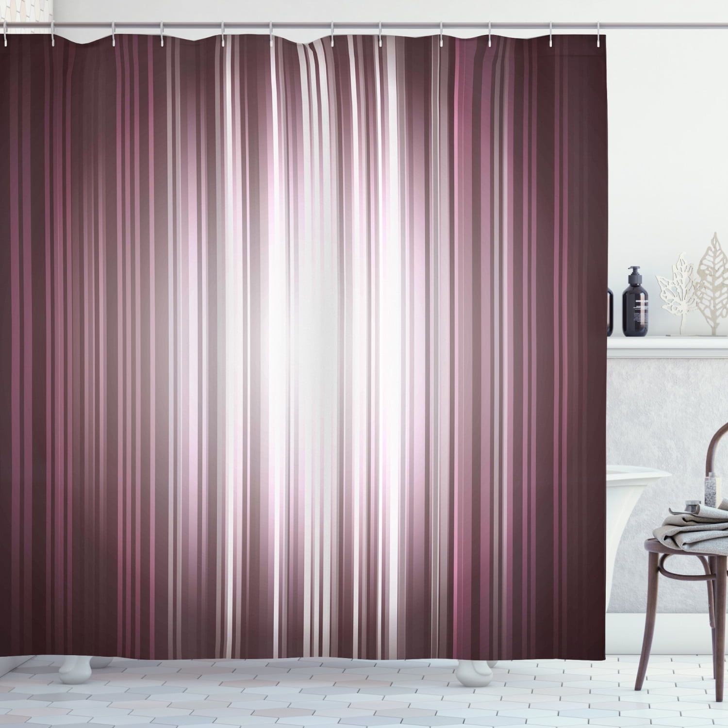 Ambesonne Digital Shower Curtain, Futuristic Computer Art, 69"Wx75"L