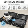 Sentryse 2-Pack Vacuum Bag for Travel, 16L TPU Vacuum Compression Bag ...