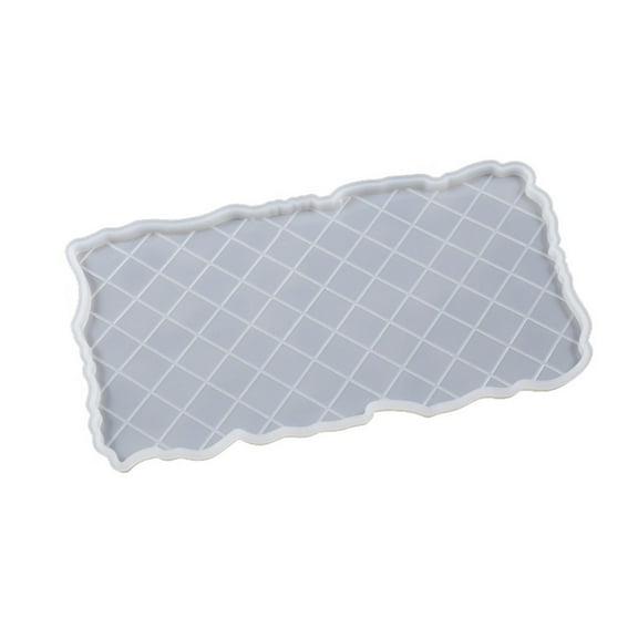 Silicone Resin Tray Mold Round Rectangle Plate Mold Irregular Edge Epoxy Casting