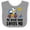 Heather and White, variant on Inktastic Farmer Cow My Great Aunt Loves Me Boys or Girls Baby Bib