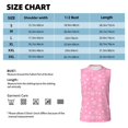 thumbnail image 4 of Daiia Snowflake pink backgrounds Printed Men's Tank Tops,Casual Soft Sleeveless Gym Muscle Shirts Bodybuilding Tee-Small, 4 of 8