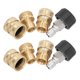 thumbnail image 4 of Accesorios de acoplamiento rápido, 8 piezas Adaptador de hidrolavadora Conector rápido Kit de desconexión rápida Características de vanguardia, 4 of 9